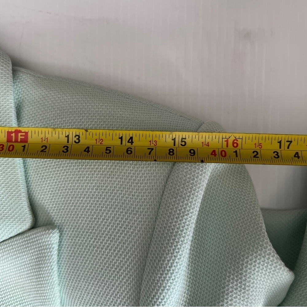 ZARA LONG DOUBLE-BREASTED BLAZER LIGHT GREEN | 2368/782 SIZE XS - Picture 14 of 16